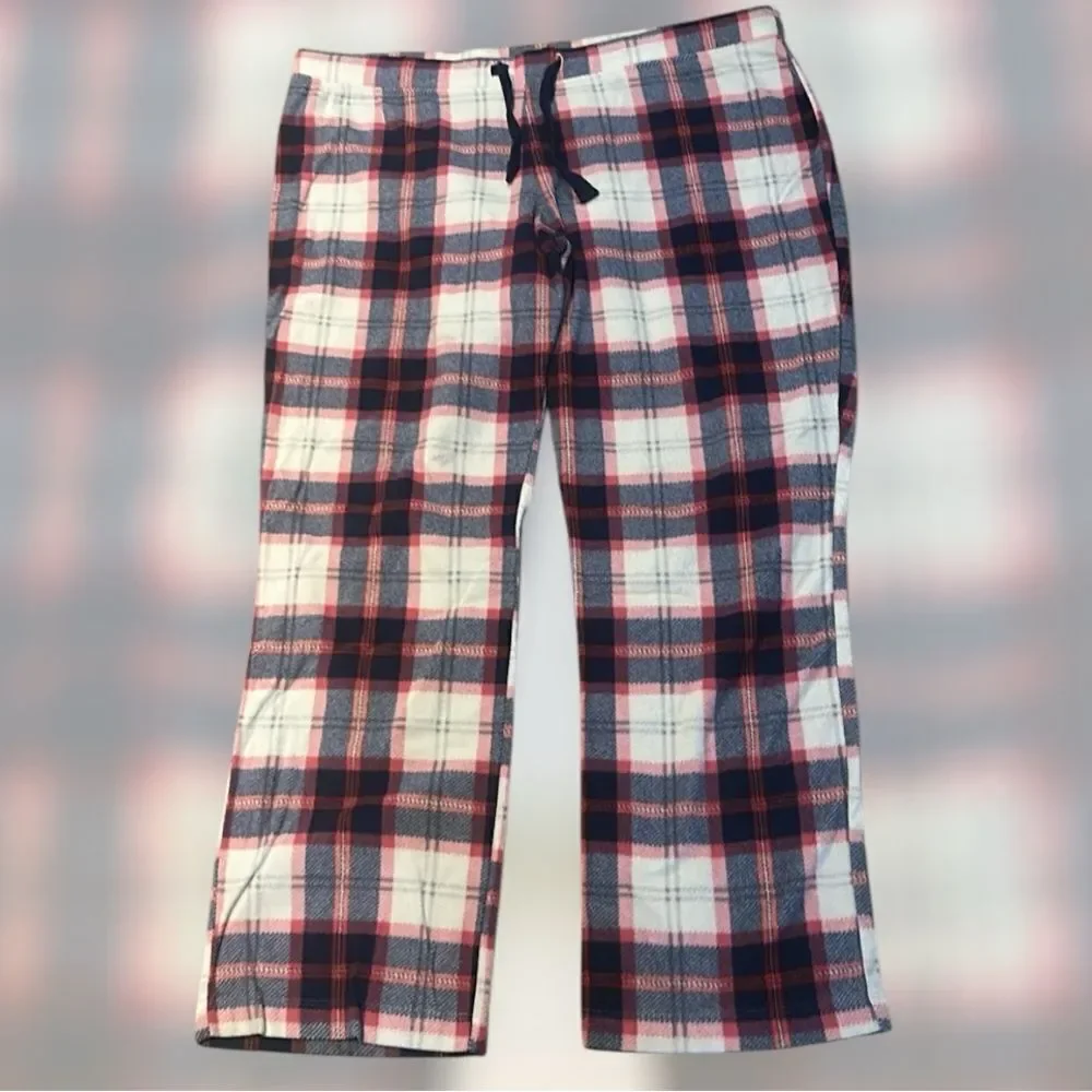 Old Navy Plaid Fleece Pajama Pants!